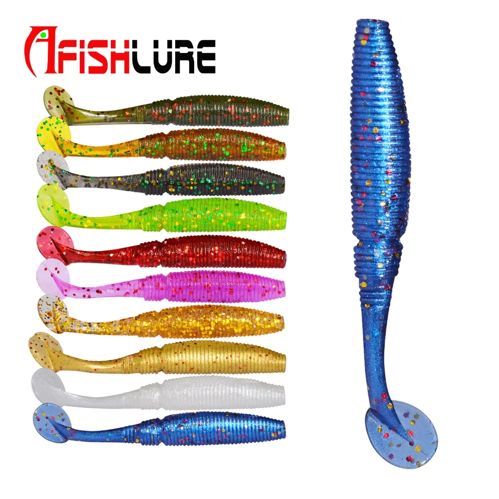 15pcs 50mm 1g T Tail Soft Lure Paddle Tail soft Grubs Maggot Plastic Fishing Lure Soft Baits Jig Head Texas Rig Bass Fishing
15pcs 50mm 1g T Tail Soft Lure Paddle Tail soft Grubs Maggot Plastic Fishing Lure Soft Baits Jig Head Texas Rig Bass Fishing