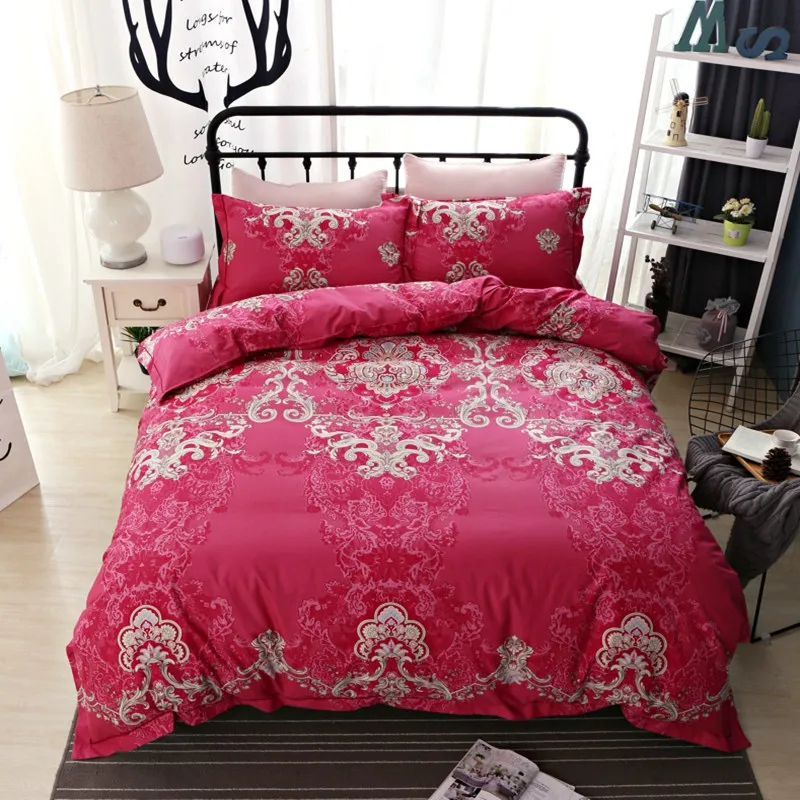 100% cotton Red Boho Bohemian bedsheet linen bedclothes pastoral floral style duvet cover 4PCs queen size pillowcase
100% cotton Red Boho Bohemian bedsheet linen bedclothes pastoral floral style duvet cover 4PCs queen size pillowcase