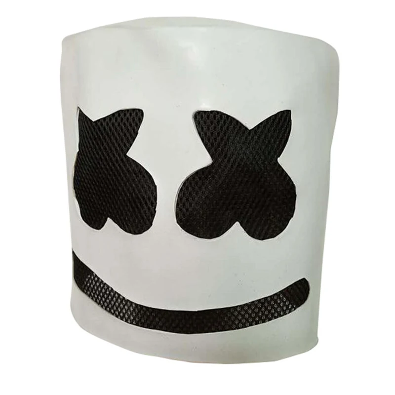 Marshmello Mask marshmello Helmet DJ Costume Head Marshmallow Latex PVC Cosplay Adult party Halloween mascara maska carnaval
Marshmello Mask marshmello Helmet DJ Costume Head Marshmallow Latex PVC Cosplay Adult party Halloween mascara maska carnaval