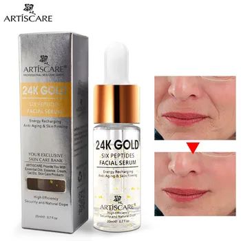 24k Gold Face Serum Six Peptides Facial Serum Moisturizer Essence Cream Whitening Day Creams Anti Aging Anti Wrinkle Acne
24k Gold Face Serum Six Peptides Facial Serum Moisturizer Essence Cream Whitening Day Creams Anti Aging Anti Wrinkle Acne