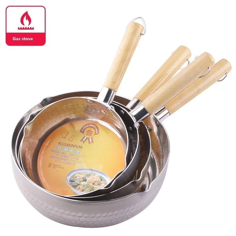 16-24CM Japanese Style Stockpot Aluminium Alloy Soup Noodle Cooking Pot Skillet Open Flame Kitchen Milk Heating Pan Cookware
16-24CM Japanese Style Stockpot Aluminium Alloy Soup Noodle Cooking Pot Skillet Open Flame Kitchen Milk Heating Pan Cookware
