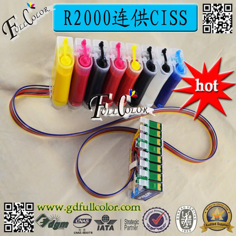 Empty Bulk Ink System for Epson R2000 CISS with ARC Chip + 500ML Pigment Ink / Color
Empty Bulk Ink System for Epson R2000 CISS with ARC Chip + 500ML Pigment Ink / Color