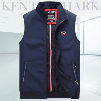 Kenty&shark vest men Fashion waterproof fabric vest men winter Standing collar vest jacket for men sleevelessBillionaire
Kenty&shark vest men Fashion waterproof fabric vest men winter Standing collar vest jacket for men sleevelessBillionaire