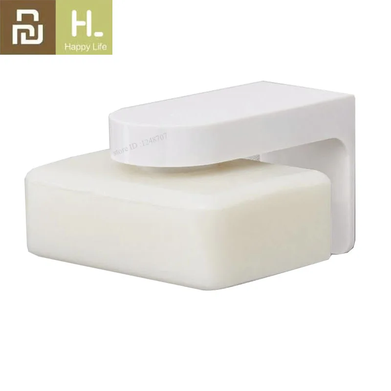 

Xiaomi Mijia HL Household Magnetic Soap Holder Powerful Suction Cup Wall-mounted Soap Box Kitchen Bathroom Soap Hanger Dishes