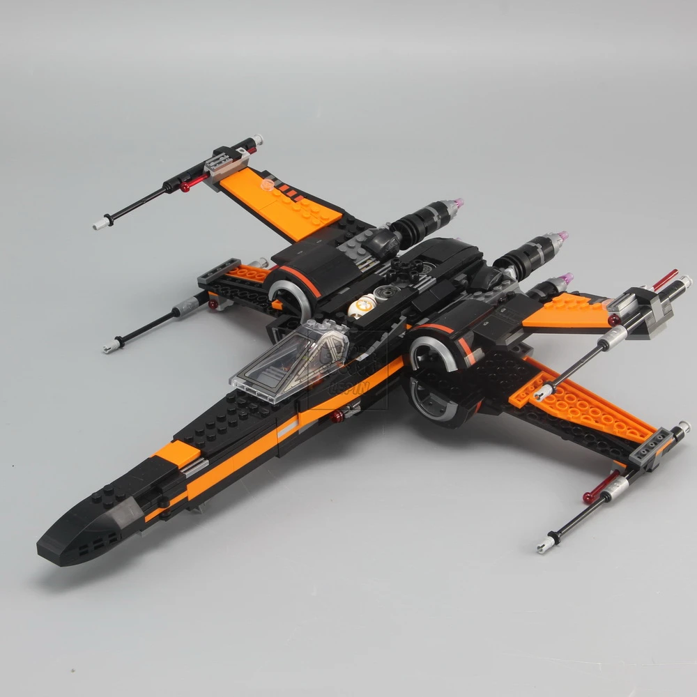 DHL in stock 05004 748pcs First Order Poe's X-wing Fighter Assembled Building Block Bricks Set Compatible Toys for children
DHL in stock 05004 748pcs First Order Poe's X-wing Fighter Assembled Building Block Bricks Set Compatible Toys for children