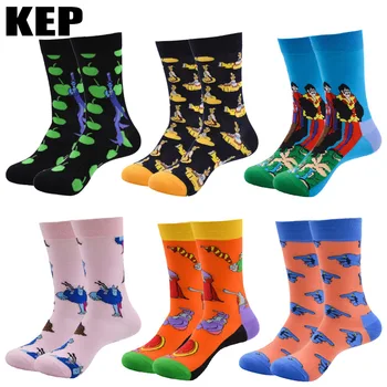 KEP Trend Fashion Funny Colorful Combed Cotton Socks Cartoon Vivid Plot Pattern Happy Harajuku Cartoon Socks Men Rave Party Gift
KEP Trend Fashion Funny Colorful Combed Cotton Socks Cartoon Vivid Plot Pattern Happy Harajuku Cartoon Socks Men Rave Party Gift