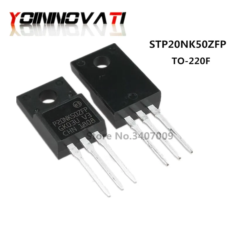 10 шт. STP20NK50ZFP STP20NK50Z P20NK50Z TO-220F полевой эффект MOSFET tube 500V 20A 100% новый и оригинальный |
