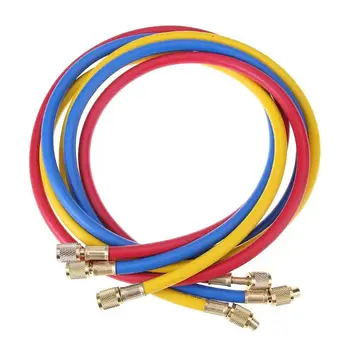 3pcs R22, R134a, R12, R502 Refrigerant Charging Hose Automobile Car Air Conditioner Hoses Charging Hose1.5M 1/4 "SAE-1/4" SAE
3pcs R22, R134a, R12, R502 Refrigerant Charging Hose Automobile Car Air Conditioner Hoses Charging Hose1.5M 1/4 "SAE-1/4" SAE