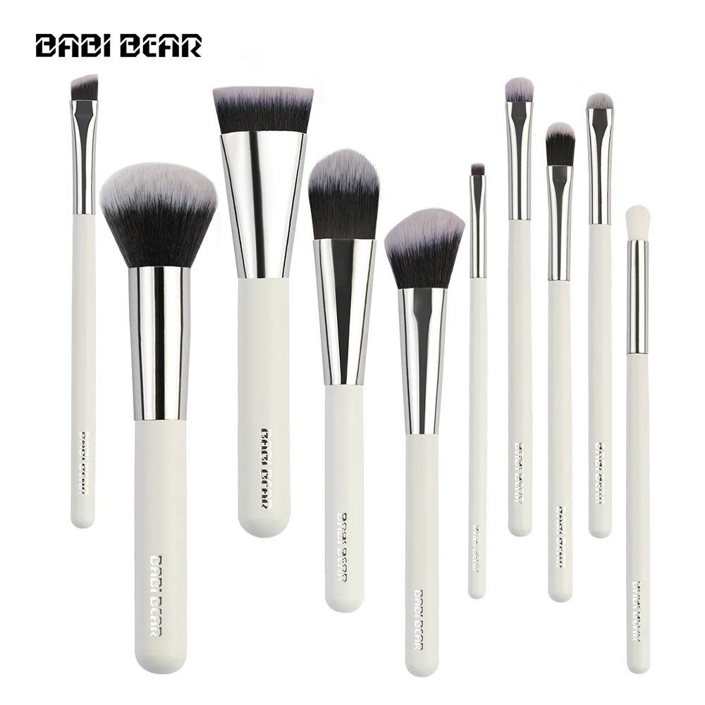BABI BEAR 10PCS Makeup Brush Set Foundation Powder Contour Eyeshadow Eyebrow Brushes Makeup Beauty Tools Brochas De Maquillaje
BABI BEAR 10PCS Makeup Brush Set Foundation Powder Contour Eyeshadow Eyebrow Brushes Makeup Beauty Tools Brochas De Maquillaje