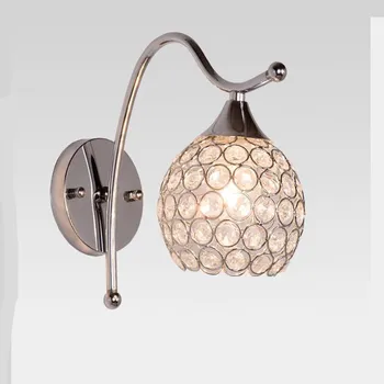 Modern iron crystal living room Wall lamps led lamps bedroom study led E27 bulb Wall lamp led lustre Silver Wall lighting Z30
Modern iron crystal living room Wall lamps led lamps bedroom study led E27 bulb Wall lamp led lustre Silver Wall lighting Z30