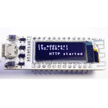 ESP8266 IOT Internet Things Development Board for arduino 0.96 Inch Blue OLED Display WIFI Kit 8 Module 32M Flash IIC NodeMCU
ESP8266 IOT Internet Things Development Board for arduino 0.96 Inch Blue OLED Display WIFI Kit 8 Module 32M Flash IIC NodeMCU
