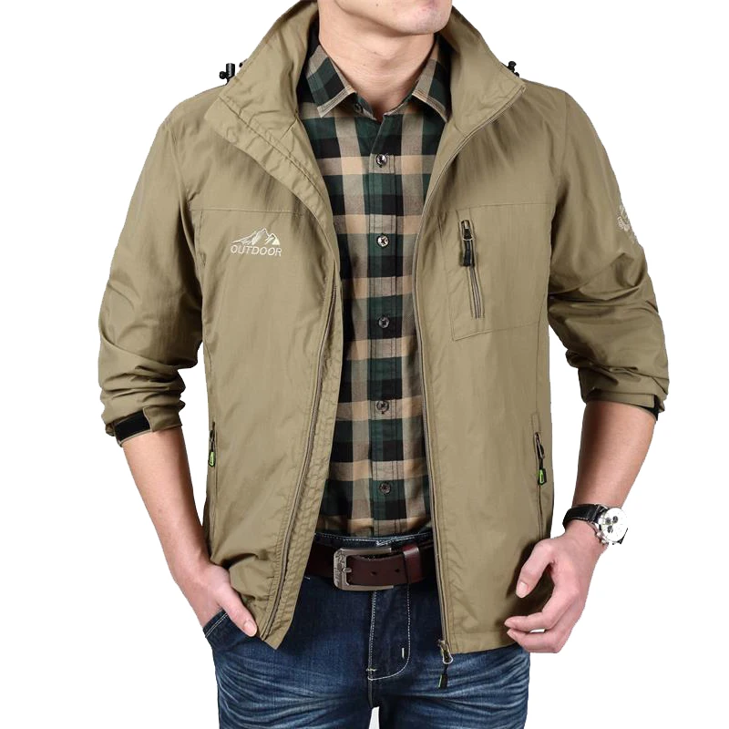 Men's Sportswear Soft Shell Jackets Man's Army Waterproof Coats Male Jacket Breathable Windproof Raincoat Waterproof Windbreaker
Men's Sportswear Soft Shell Jackets Man's Army Waterproof Coats Male Jacket Breathable Windproof Raincoat Waterproof Windbreaker