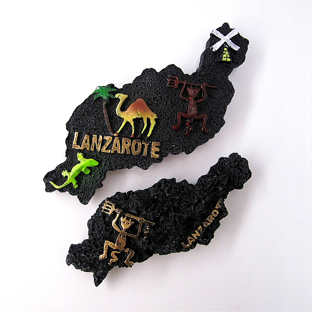 Spain Travel Souvenir Scenery Fridge Magnet Lanzarote 3D Resin ES Magnetic Sticker Souvenirs Home Decoration imanes nevera
Spain Travel Souvenir Scenery Fridge Magnet Lanzarote 3D Resin ES Magnetic Sticker Souvenirs Home Decoration imanes nevera