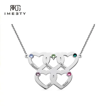 IMEETY family necklaces personalised jewellery for mums mothers day birthstone necklace custom heart necklace with birthstone
IMEETY family necklaces personalised jewellery for mums mothers day birthstone necklace custom heart necklace with birthstone