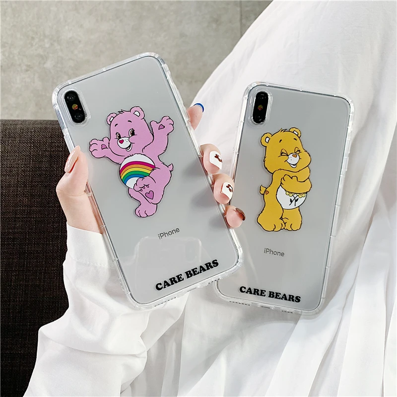 Care bears cartoon case for iphone X XR Xs Max 6 7 6s 8 Plus cute happy Rainbow bear clear silicone soft cover love girls coque
Care bears cartoon case for iphone X XR Xs Max 6 7 6s 8 Plus cute happy Rainbow bear clear silicone soft cover love girls coque
