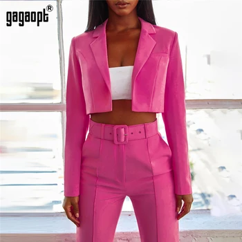 Gagaopt Women Chic Long Sleeve Office Wear Coat Solid Female Casual Outerwear Tops Autumn Slim Coat
Gagaopt Women Chic Long Sleeve Office Wear Coat Solid Female Casual Outerwear Tops Autumn Slim Coat