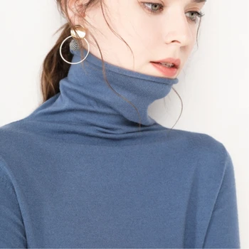 New Women's Knitwear Fashion 2019 Women's Turtleneck Sweater Cashmere Knit Sweater Women's Spring and Autumn Tops pullover
New Women's Knitwear Fashion 2019 Women's Turtleneck Sweater Cashmere Knit Sweater Women's Spring and Autumn Tops pullover