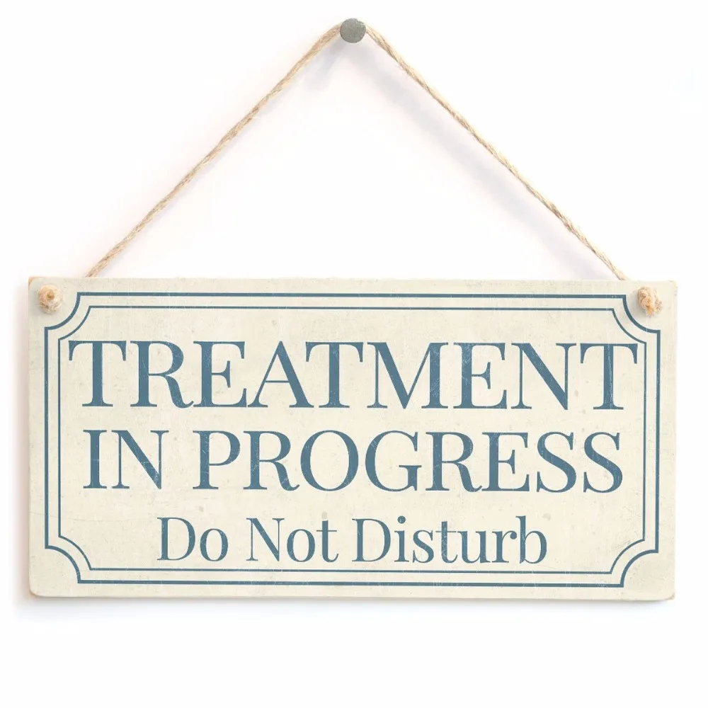 Meijiafei TREATMENT IN PROGRESS Do Not Disturb - Functional Do Not Disturb Notice Door Sign 10"x5"
Meijiafei TREATMENT IN PROGRESS Do Not Disturb - Functional Do Not Disturb Notice Door Sign 10"x5"