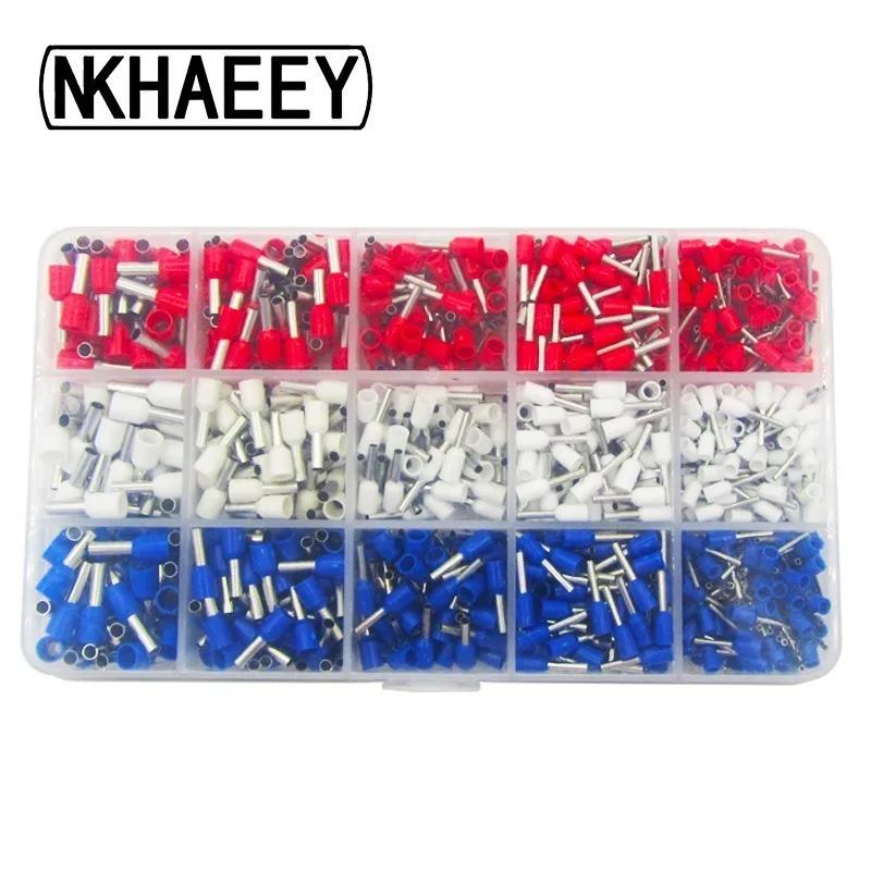 960Pcs/Box E0508 E1008 E1508 E2508 E4009 Insulated Ferrules Terminal Block Cord End Wire Connector Electrical Crimp Terminator
960Pcs/Box E0508 E1008 E1508 E2508 E4009 Insulated Ferrules Terminal Block Cord End Wire Connector Electrical Crimp Terminator