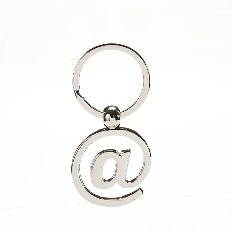 Key Chain Keyring Silver AT Sign Internet Character Ring Keychain Keyfob Gift For Boys
Key Chain Keyring Silver AT Sign Internet Character Ring Keychain Keyfob Gift For Boys