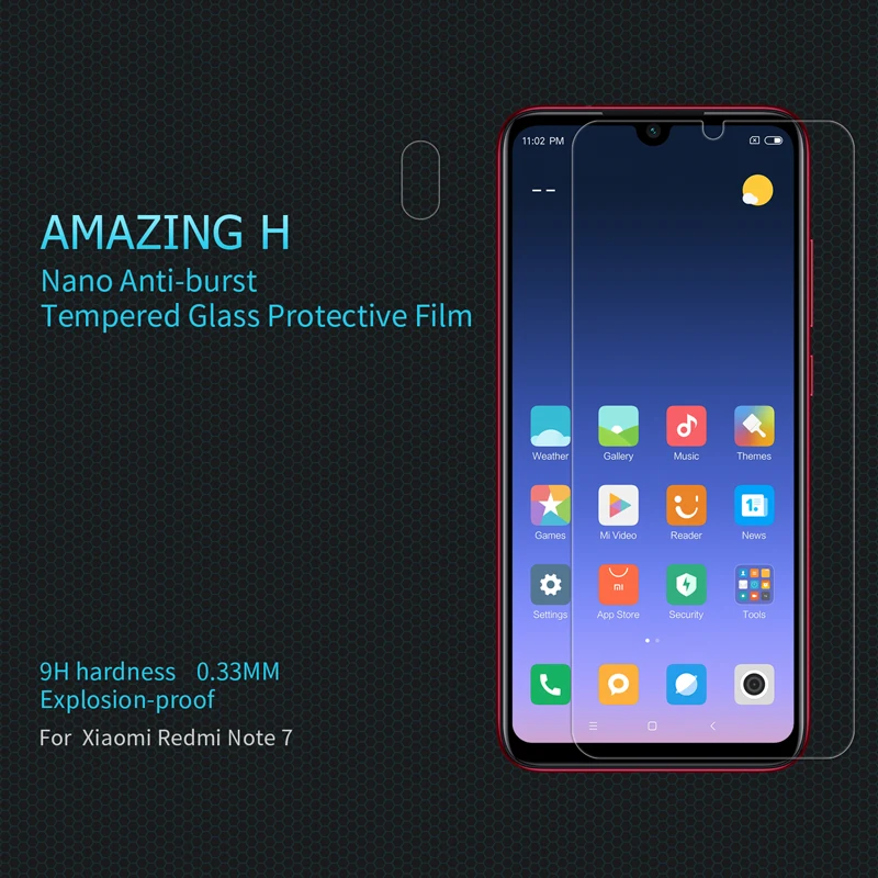For Xiaomi redmi note 7 Tempered Glass NILLKIN Amazing H Tempered Glass Screen Protector Film Nano-Coated Tempered Film
For Xiaomi redmi note 7 Tempered Glass NILLKIN Amazing H Tempered Glass Screen Protector Film Nano-Coated Tempered Film