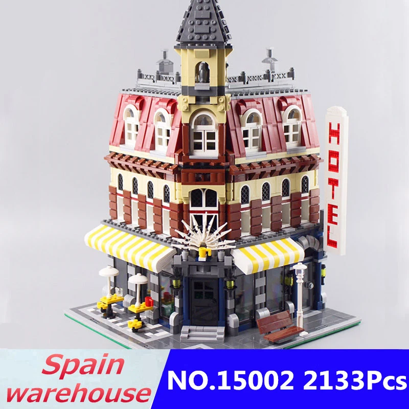 15002 City Street View Cafe Corner Series 2133Pcs Building Blocks With Figure Legoing City Creator House 10182 Gift In Spain 
15002 City Street View Cafe Corner Series 2133Pcs Building Blocks With Figure Legoing City Creator House 10182 Gift In Spain