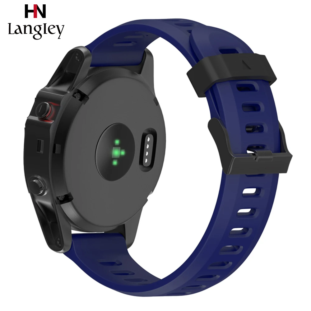 Ремешок силиконовый для наручных часов шириной 26 мм браслет Garmin Fenix 3 Band уличный