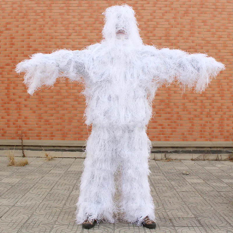 NEW WHITE SNOW CAMO GHILLIE YOWIE SNIPER TACTICAL CAMOUFLAGE SUIT 4 HUNTING GHILLIE SUIT FOR HUNTING BIRDWACHING
NEW WHITE SNOW CAMO GHILLIE YOWIE SNIPER TACTICAL CAMOUFLAGE SUIT 4 HUNTING GHILLIE SUIT FOR HUNTING BIRDWACHING