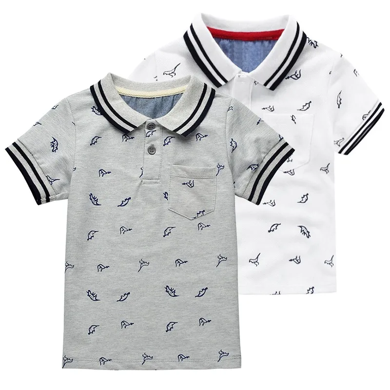 Summer Dinosaur Boys T-shirts Cotton Kids Tops Sports Tee Turn-down Collar Boys Polo Shirts 2-7Y Children's Clothing Hot Sale
Summer Dinosaur Boys T-shirts Cotton Kids Tops Sports Tee Turn-down Collar Boys Polo Shirts 2-7Y Children's Clothing Hot Sale