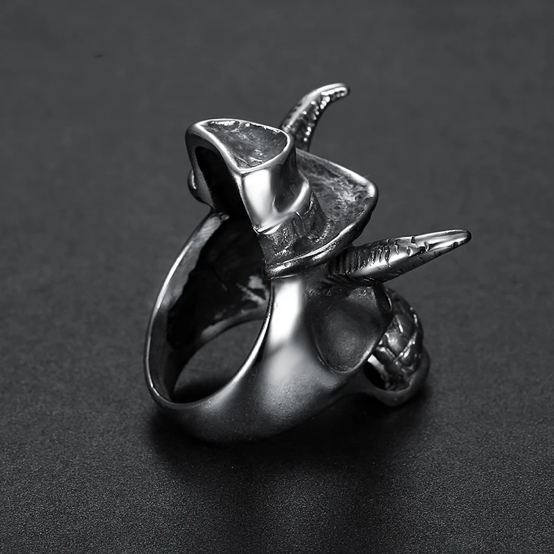 skull horn rings for men women (4)