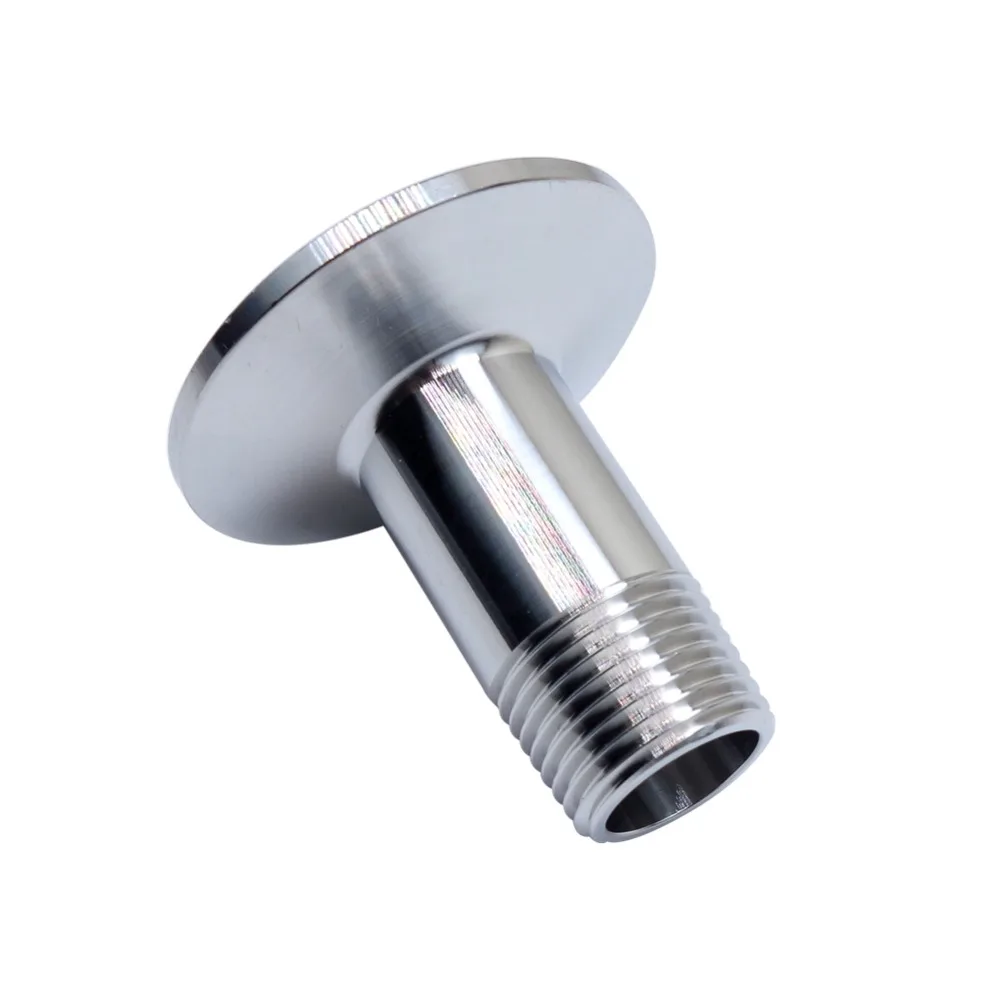 1/2" DN15 Stainless Steel SS304 Sanitary Male Threaded Ferrule OD 50.5mm fit 1.5" Tri Clamp
1/2" DN15 Stainless Steel SS304 Sanitary Male Threaded Ferrule OD 50.5mm fit 1.5" Tri Clamp