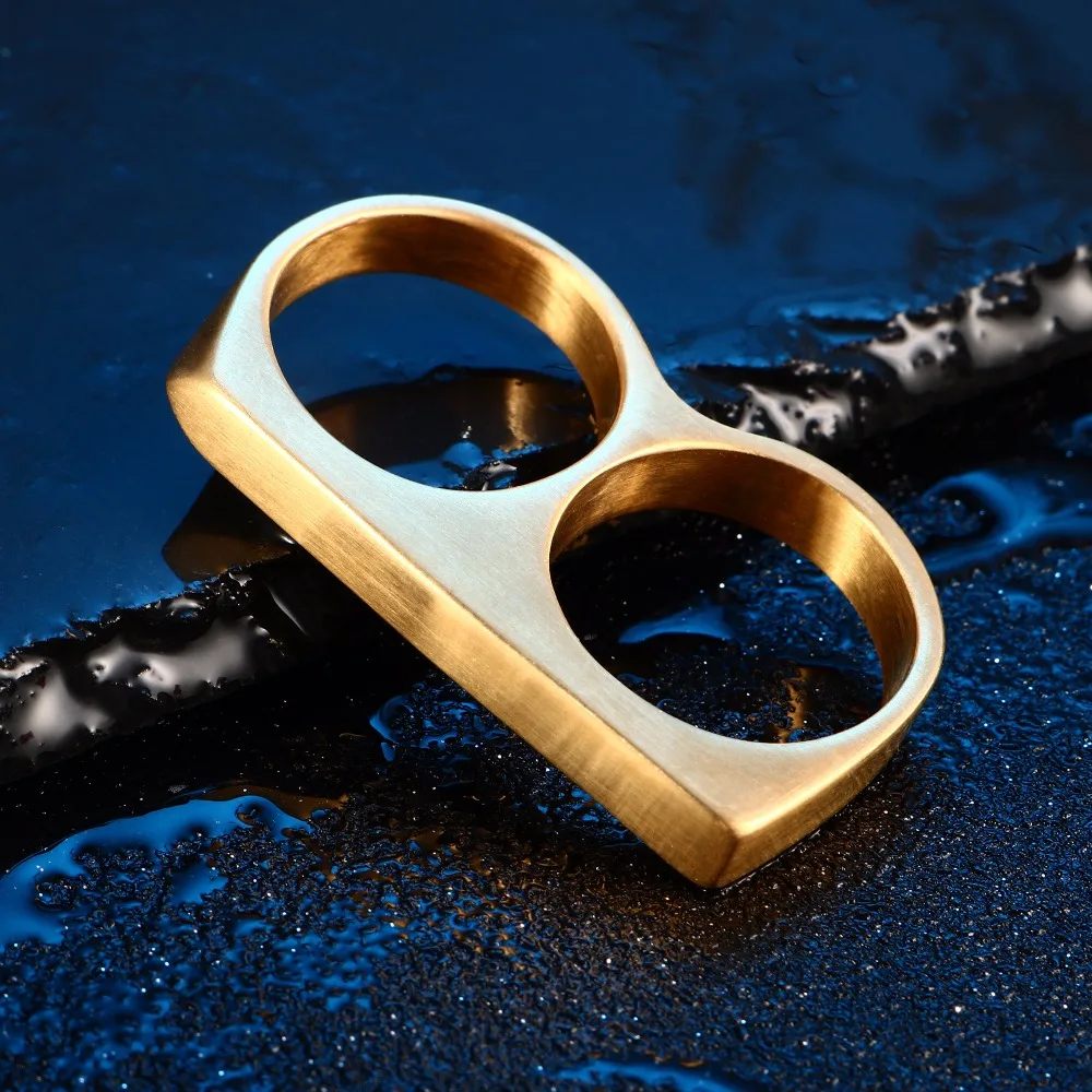 Punk Stainless Steel Charm Men Rings Silver Ring Rose Gold Ring Nightclub Men's Ring Jewelry Male Two Fingers For Men Party
Punk Stainless Steel Charm Men Rings Silver Ring Rose Gold Ring Nightclub Men's Ring Jewelry Male Two Fingers For Men Party