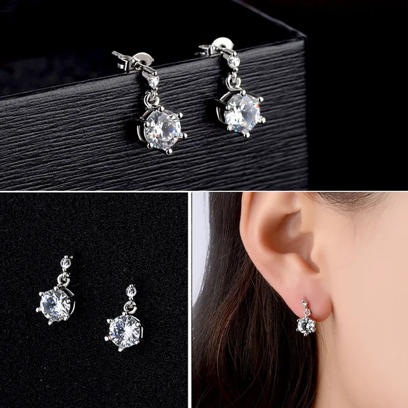 2019 Korean Fashion Women Earrings Elegant Zircon Earrings Vintage Long Dangle Earrings Jewelry Accessories boucle d'oreille
2019 Korean Fashion Women Earrings Elegant Zircon Earrings Vintage Long Dangle Earrings Jewelry Accessories boucle d'oreille