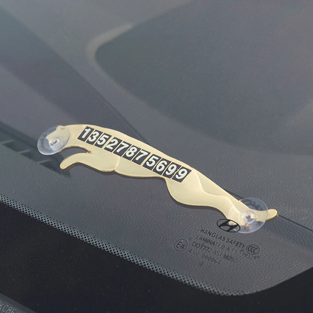 Luminous Auto Temporary Parking Card with Suckers Phone Number Card Plate Car Sticker and Decals Leopard Car Styling
Luminous Auto Temporary Parking Card with Suckers Phone Number Card Plate Car Sticker and Decals Leopard Car Styling