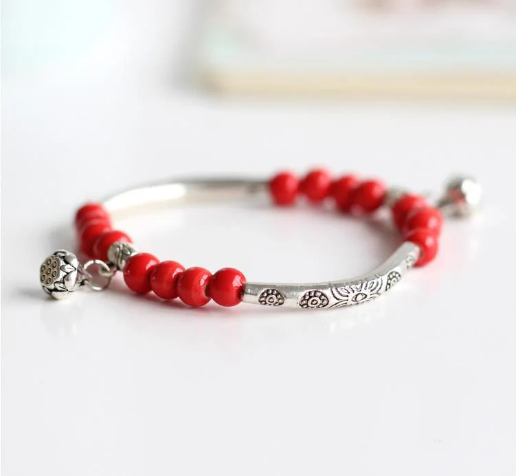 Ceramic beads bracelets lotus hand made DIY Bracelets Artware Retro Fashion Jewelery wholesale #1555
Ceramic beads bracelets lotus hand made DIY Bracelets Artware Retro Fashion Jewelery wholesale #1555
