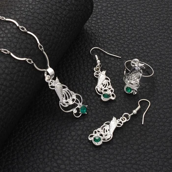 Anniyo Silver Color Noble Bird Pendant Necklaces/Earrings/Rings for Woman,Papua New Guinea PNG Jewellery Wedding Gifts #109606B
Anniyo Silver Color Noble Bird Pendant Necklaces/Earrings/Rings for Woman,Papua New Guinea PNG Jewellery Wedding Gifts #109606B