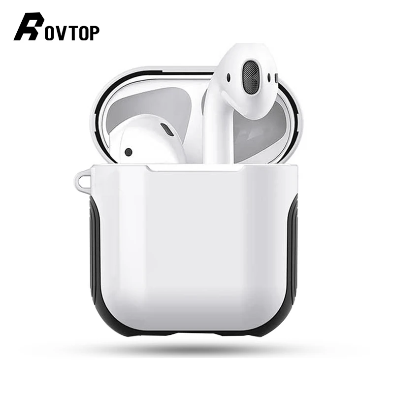 Rovtop Earphone Case for Apple AirPods Cover for True Wireless Bluetooth Headphone Air Pods Pouch Protective AirPod Accessories
Rovtop Earphone Case for Apple AirPods Cover for True Wireless Bluetooth Headphone Air Pods Pouch Protective AirPod Accessories