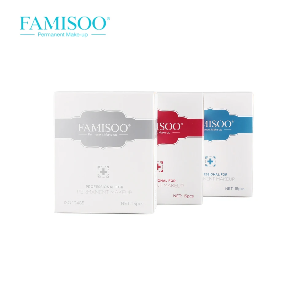 FAMISOO disposable sterile needles cartridge for permanent makeup tattoo Machine Pen 15pcs/box M6 N6 1RL/ 3RL /5RL
FAMISOO disposable sterile needles cartridge for permanent makeup tattoo Machine Pen 15pcs/box M6 N6 1RL/ 3RL /5RL