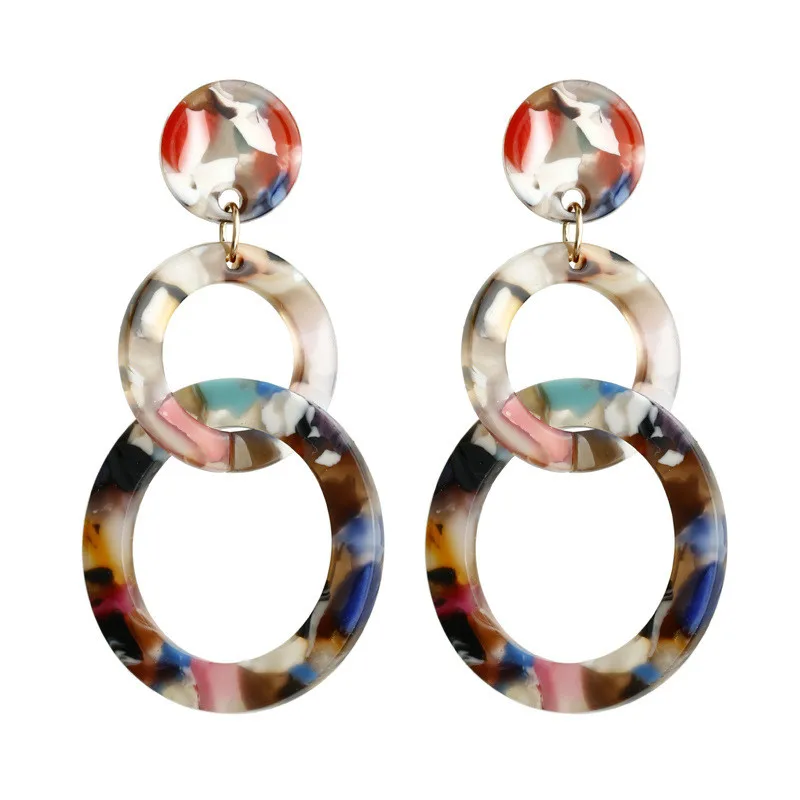 LUSION Korean Plate Long circle drop earring for woman girls Handmade korean beautiful earrings fashion Accessories New gifts
LUSION Korean Plate Long circle drop earring for woman girls Handmade korean beautiful earrings fashion Accessories New gifts