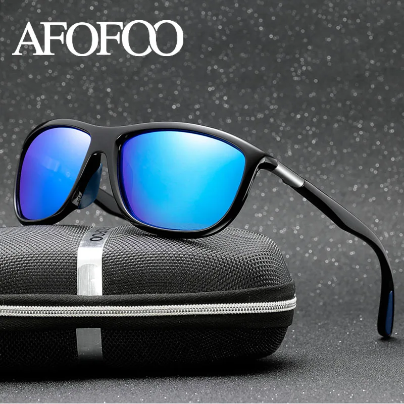 AFOFOO новые мужские HD поляризованные солнцезащитные очки Брендовые для вождения