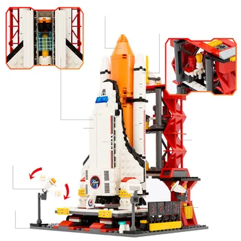 679pcs Assembled building blocks Aerospace series / Space Shuttle launch center children's building blocks
679pcs Assembled building blocks Aerospace series / Space Shuttle launch center children's building blocks