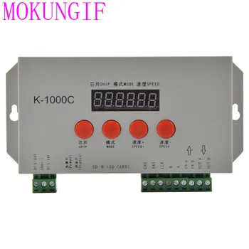 10pcs K-1000C (T1000S update) SD Card control 2048 pixels Controller Full color For WS2812B LPD8806 6803 WS2811 WS2801 5-24V
10pcs K-1000C (T1000S update) SD Card control 2048 pixels Controller Full color For WS2812B LPD8806 6803 WS2811 WS2801 5-24V