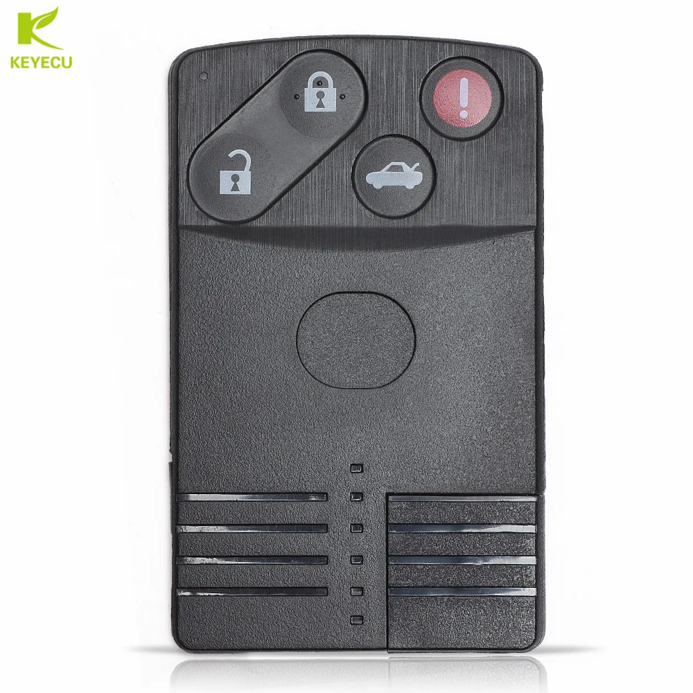 KEYECU Replacement Smart Card Remote Key Shell Case Fob for MAZDA 5 6 CX-7 CX-9 RX8 Miata 3+1 Button Uncut Blank Blade
KEYECU Replacement Smart Card Remote Key Shell Case Fob for MAZDA 5 6 CX-7 CX-9 RX8 Miata 3+1 Button Uncut Blank Blade