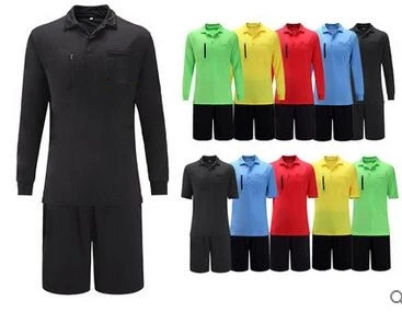 Image Benwon Men s Professional long sleeve soccer referee uniform adult s sports suits football referee kits de futbol judge jerseys
