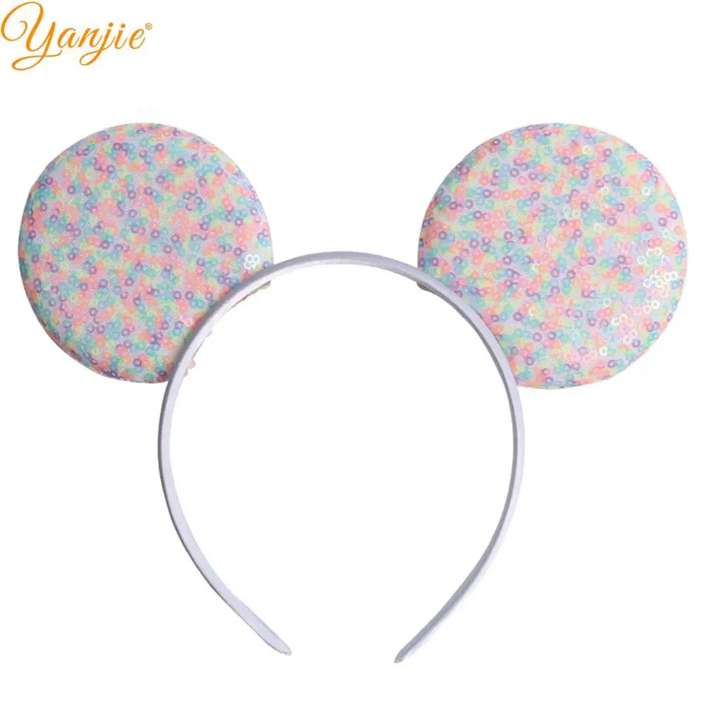 14pcs/lot 2019 New Big Colorful Sequins Minnie Mouse Ears Hairband Girls Glitter Birthday Party Headband Kids Hair Accessories 
14pcs/lot 2019 New Big Colorful Sequins Minnie Mouse Ears Hairband Girls Glitter Birthday Party Headband Kids Hair Accessories