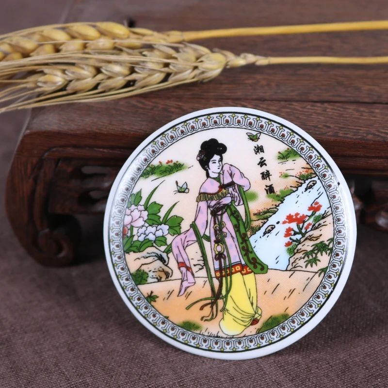 Round Fridge Magnet Chinese Ceramic Crafts Twelve Beauties of Jin Ling Whiteboard Blackboard Magnetic Sticker Study Office Use
Round Fridge Magnet Chinese Ceramic Crafts Twelve Beauties of Jin Ling Whiteboard Blackboard Magnetic Sticker Study Office Use