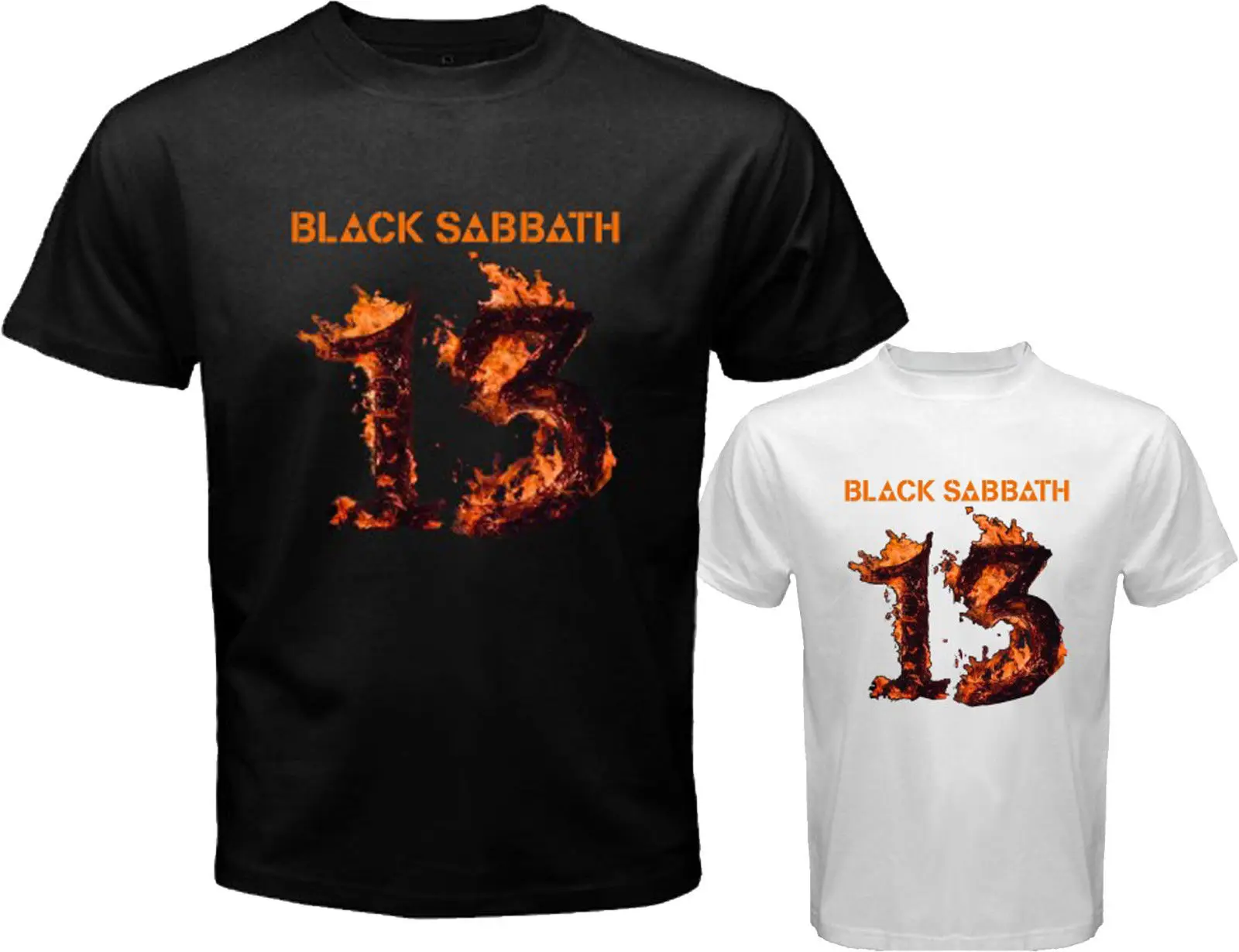 Black Sabbath 13 Album Tour логотип Metal Rock Для мужчин белый черный футболка Размеры S-3XL |