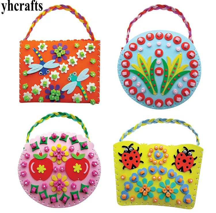 4PCS/LOT New DIY foam bag craft kits Handy gifts bag Kindergarten crafts Early educational toys Right brain development OEM
4PCS/LOT New DIY foam bag craft kits Handy gifts bag Kindergarten crafts Early educational toys Right brain development OEM
