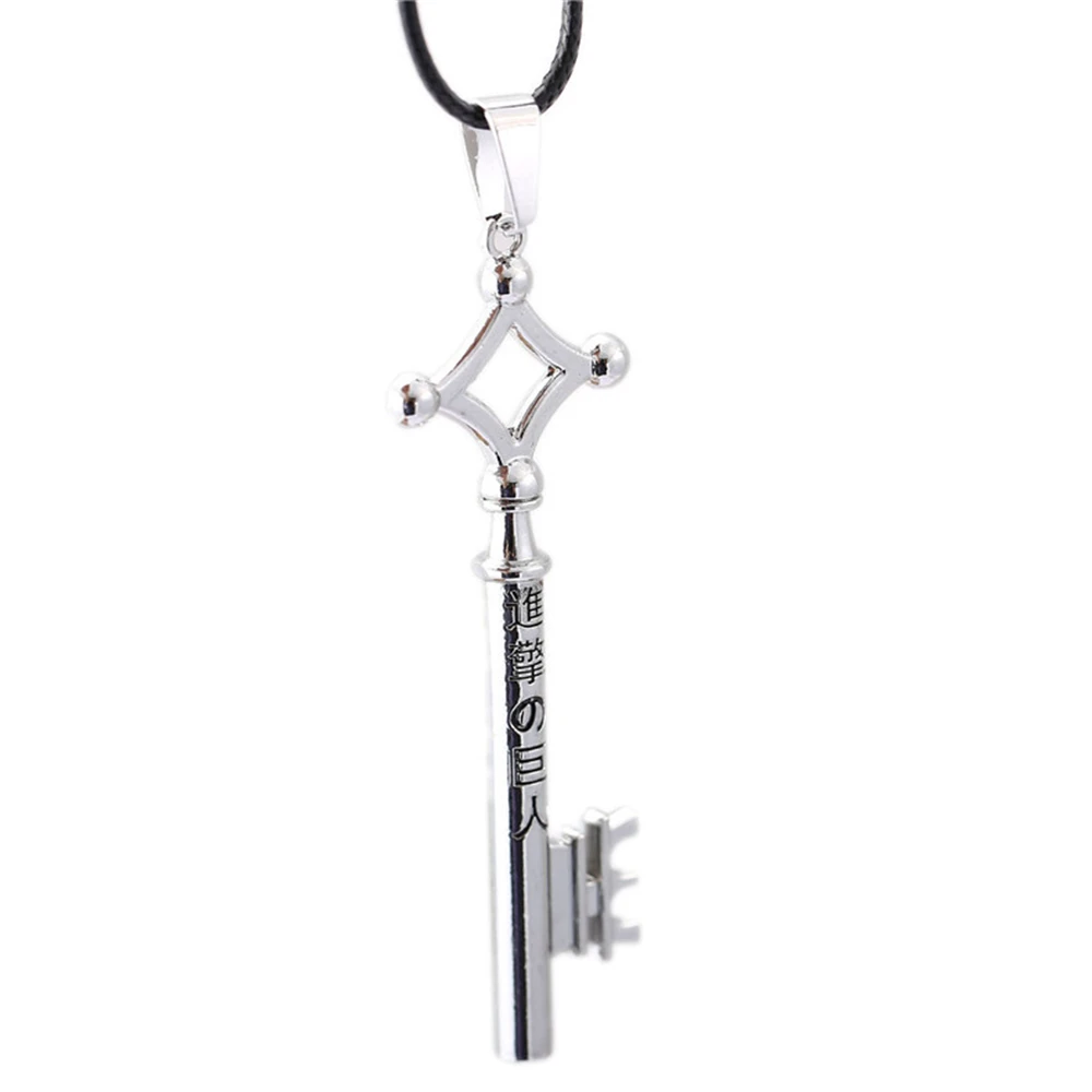 Anime Attack on Titan Eren Jaeger's Key Necklace Pendants Vintage Shingeki no Kyojin Necklace Cosplay Accessories Figure Gift Anime Attack on Titan Eren Jaeger's Key Necklace Pendants Vintage Shingeki no Kyojin Necklace Cosplay Accessories Figure Gift