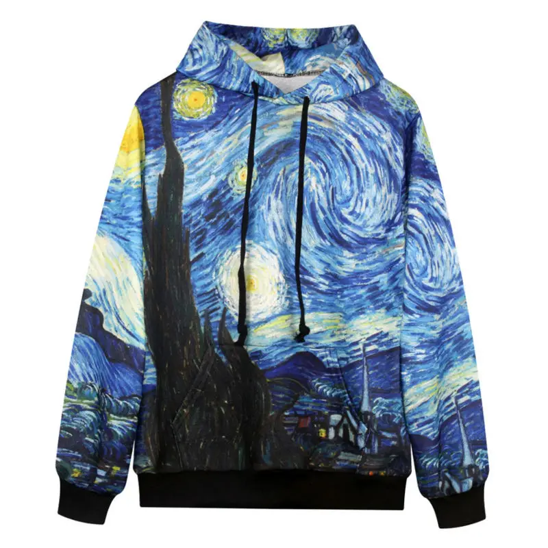 Men's 3D Sweatshirt Fashion Print Van Gogh Oil Painting Hoodie Women Cool Clothing Street Hooded Sweatshirt with Pocket 5xl
Men's 3D Sweatshirt Fashion Print Van Gogh Oil Painting Hoodie Women Cool Clothing Street Hooded Sweatshirt with Pocket 5xl